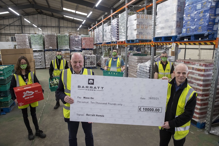 Barratt Developments raises £204,000 for Scottish charities