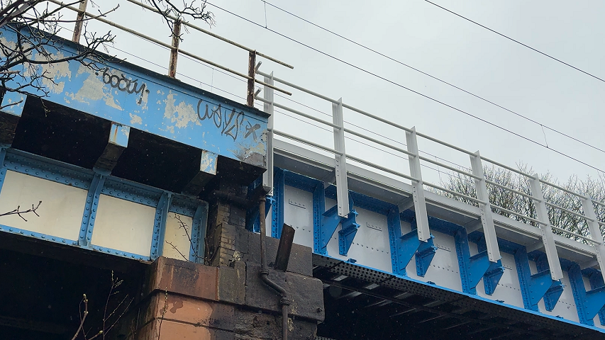 Work progressing well on Glasgow viaduct refurb