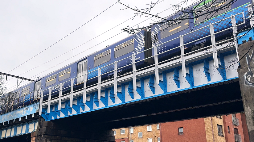 Work progressing well on Glasgow viaduct refurb