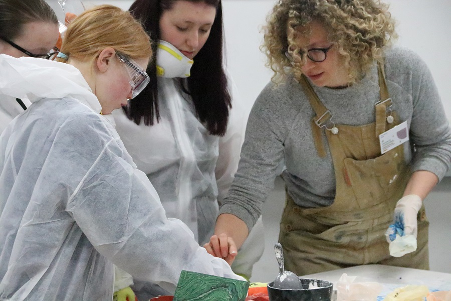 Women in construction inspire female Stirling pupils