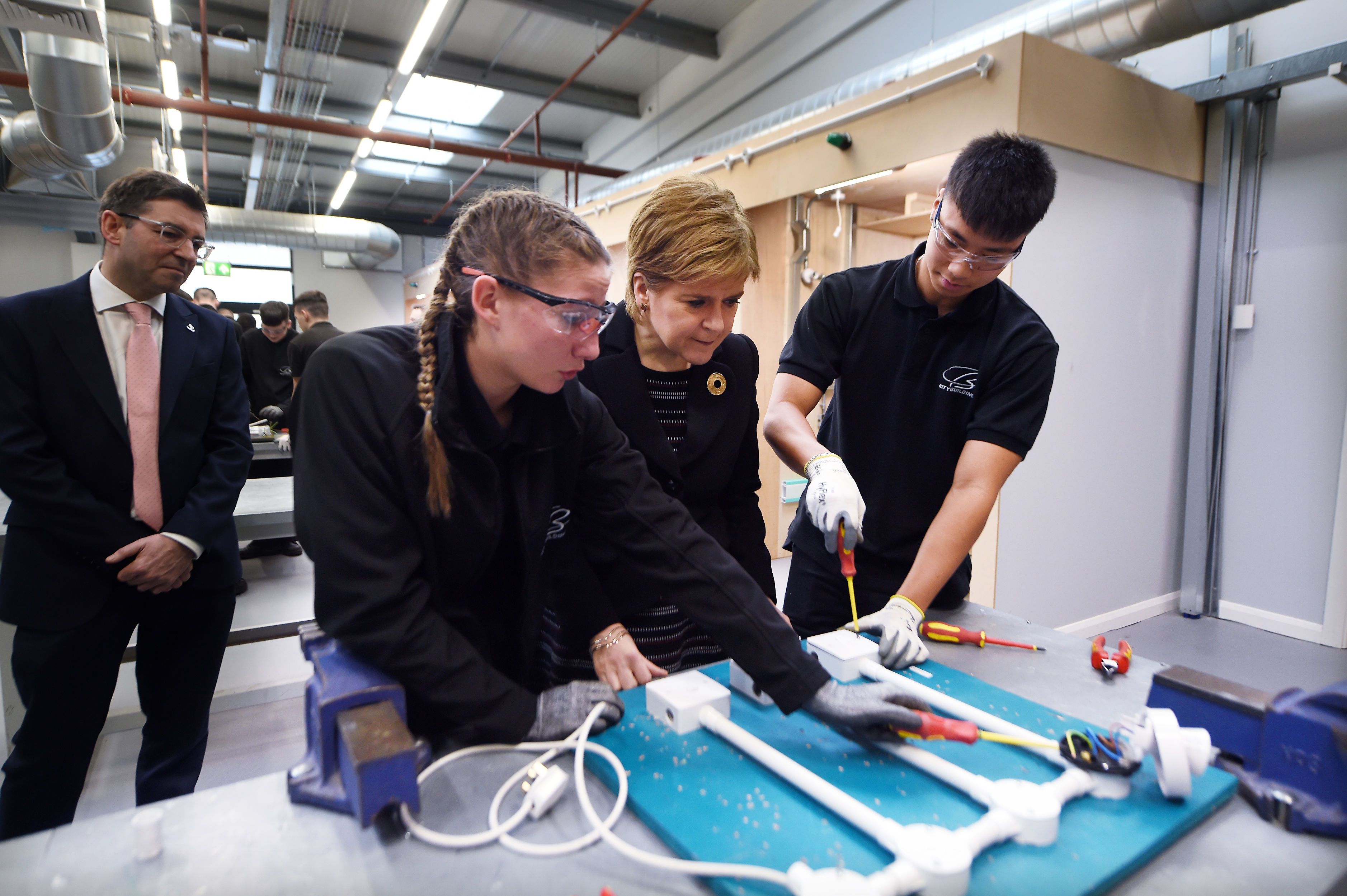 First Minister opens City Building college