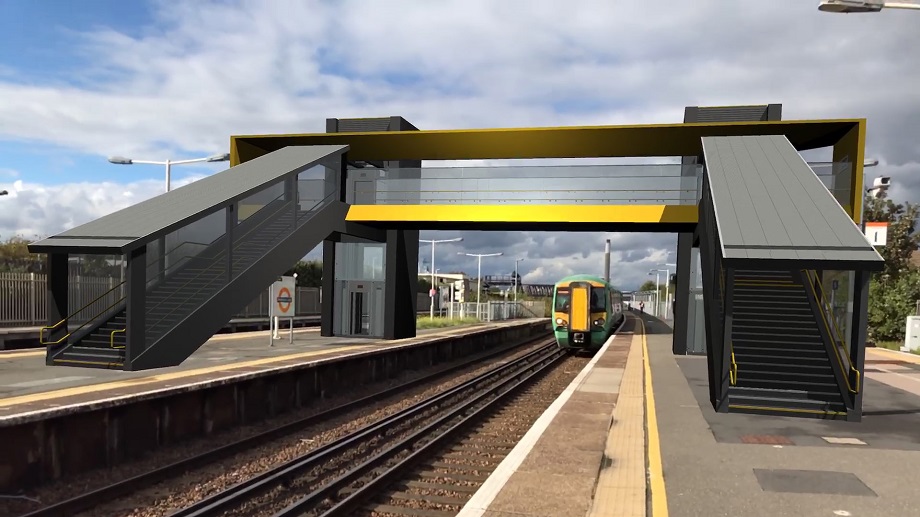 Network Rail uses augmented reality to showcase architect footbridge designs