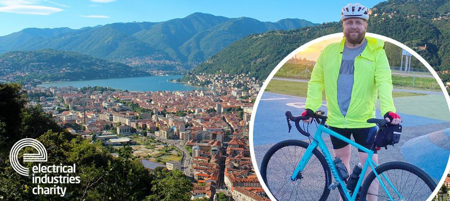 Electrical training officer prepares to cycle from Venice to Milan for charity