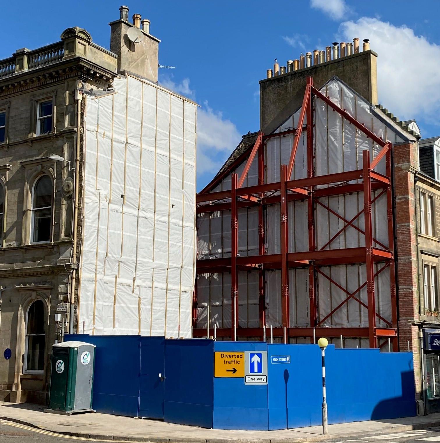 Demolition phase of Jedburgh Corner building completed