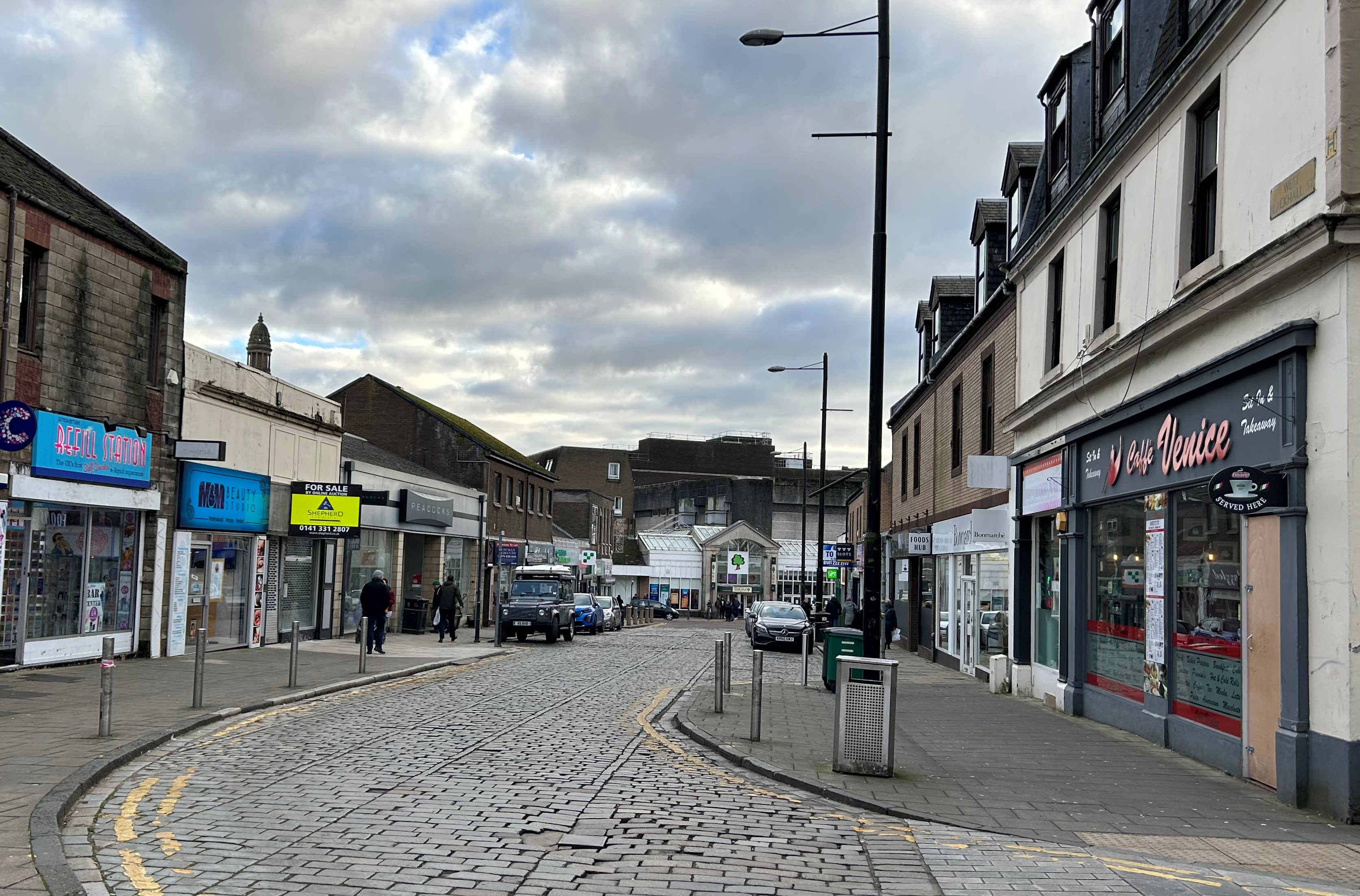 £3.2m revamp begins of Greenock high street