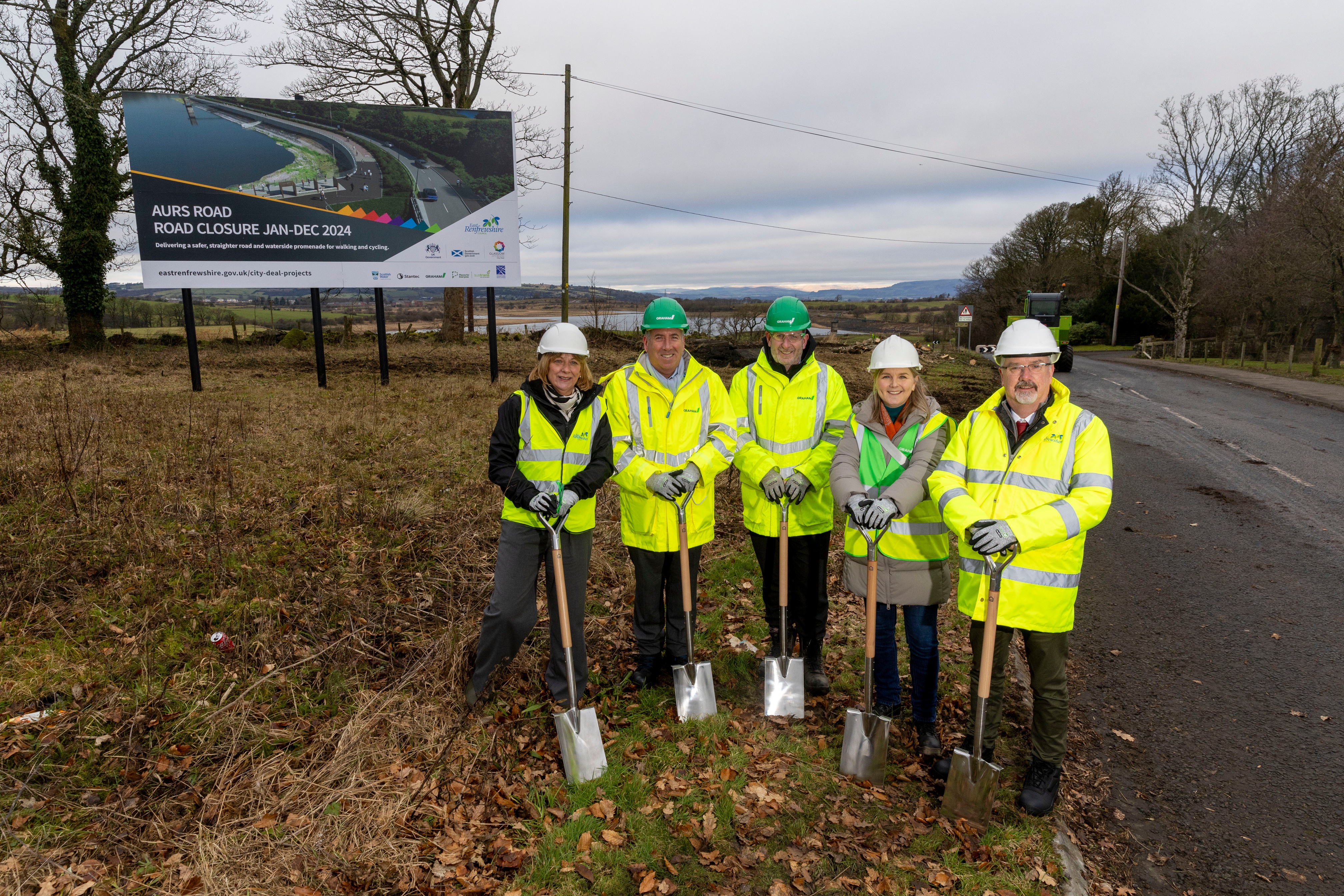 Ceremony marks start of £22.68m East Renfrewshire road transformation