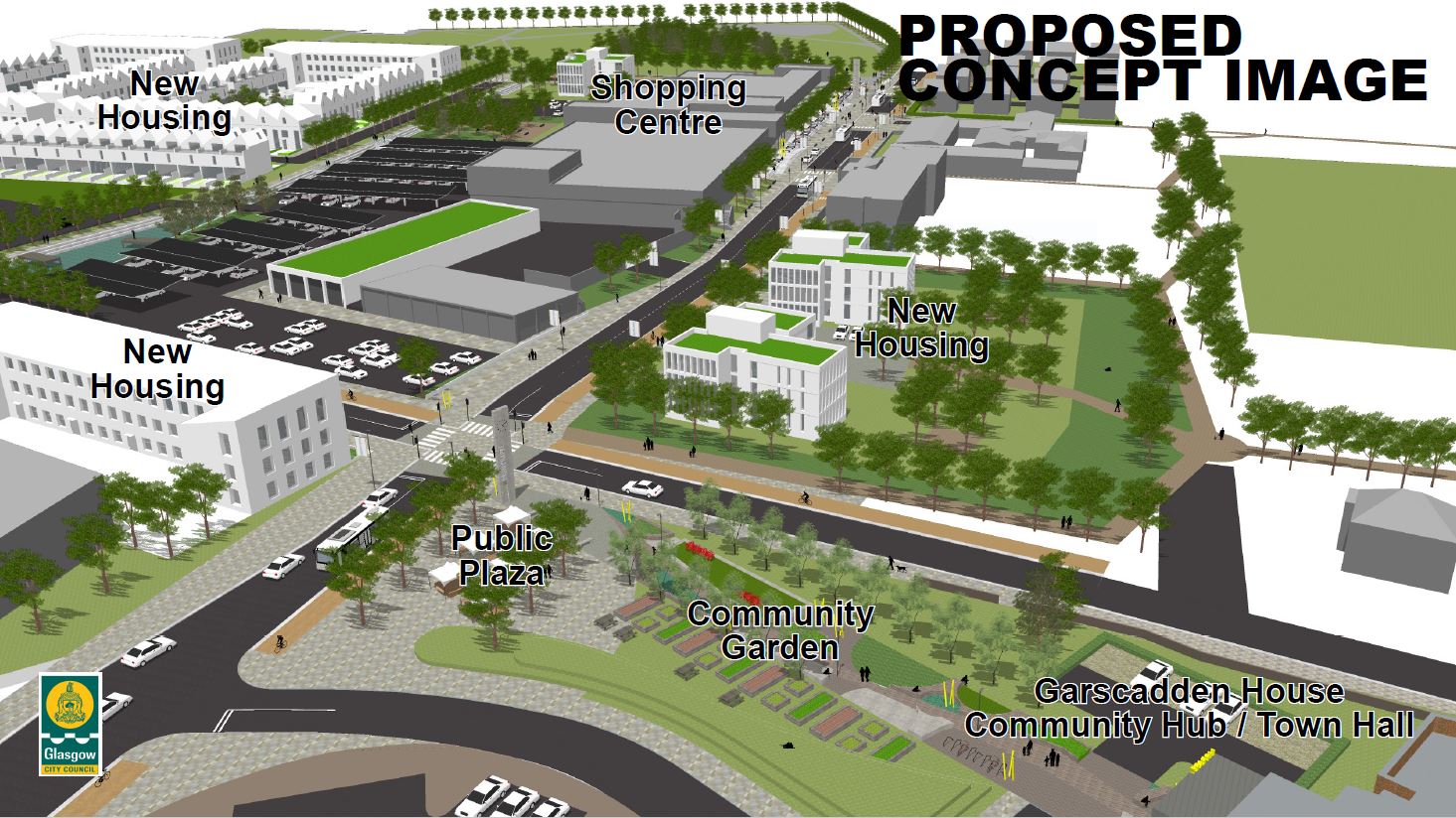 Drumchapel Town Centre transformation given green light