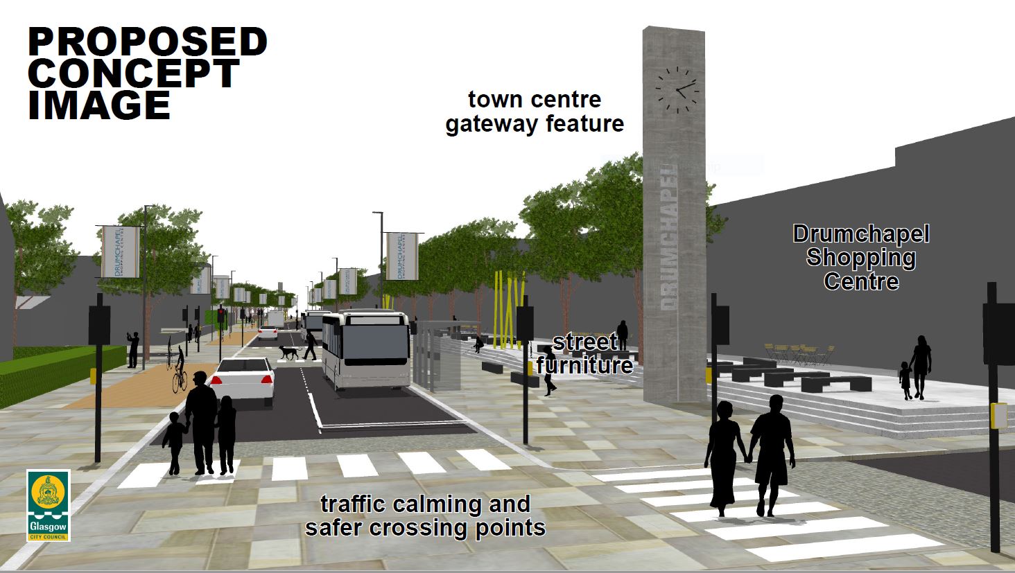 Drumchapel Town Centre transformation given green light