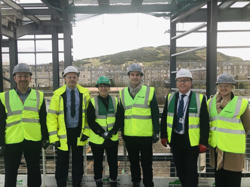 GRAHAM showcases progress at new Meadowbank sports centre