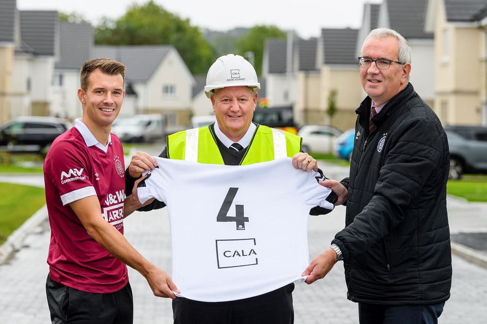 Cala sponsors Linlithgow Rose ahead of fourth local project