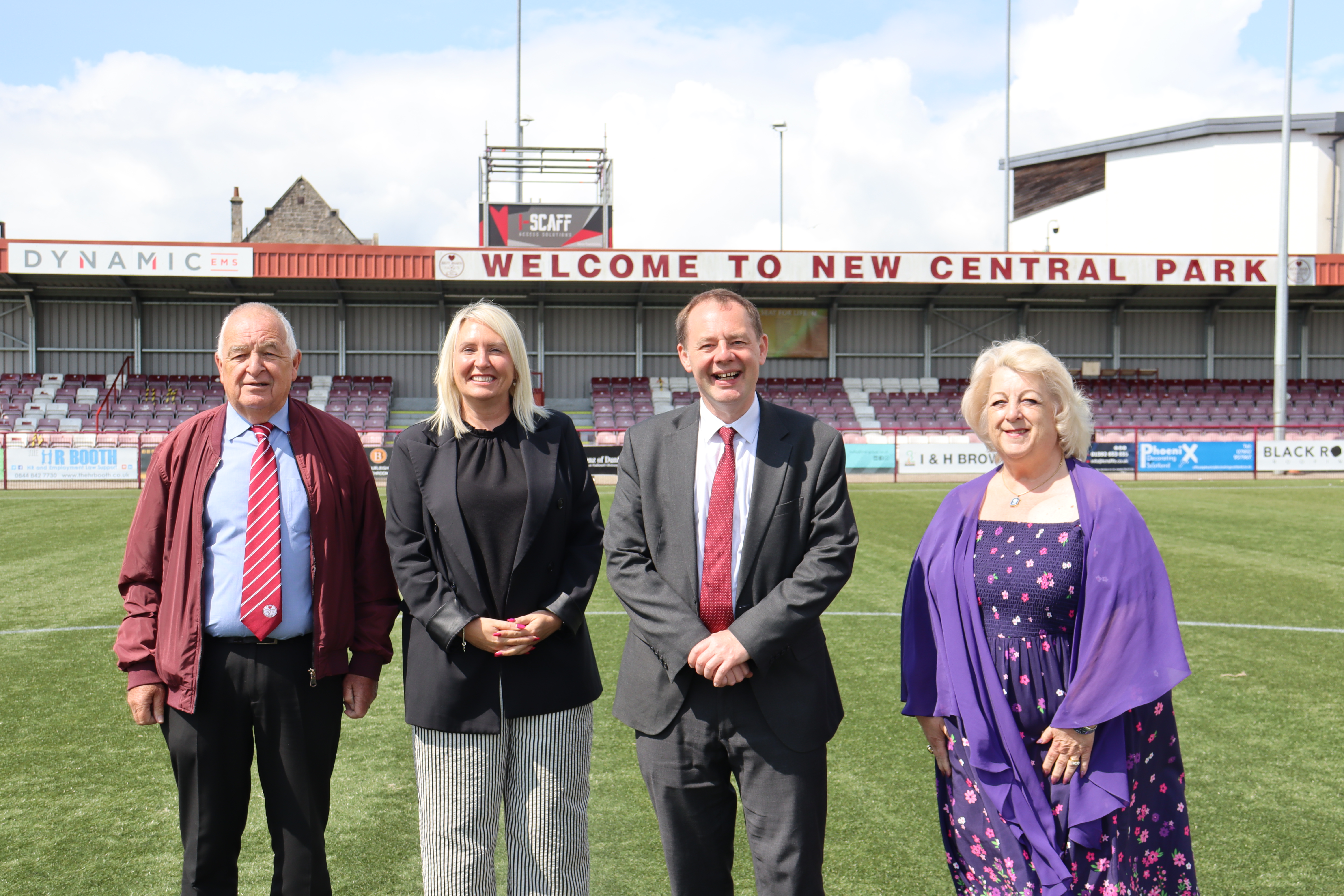 Persimmon donates land to Kelty Hearts FC for new car park development
