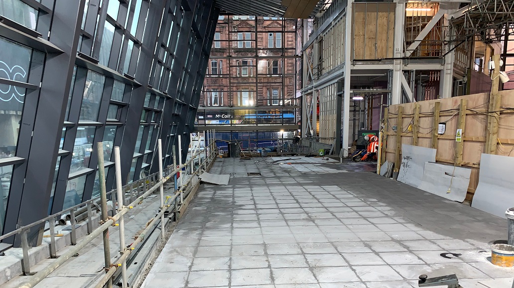 In Pictures: Development progress at Queen Street Station