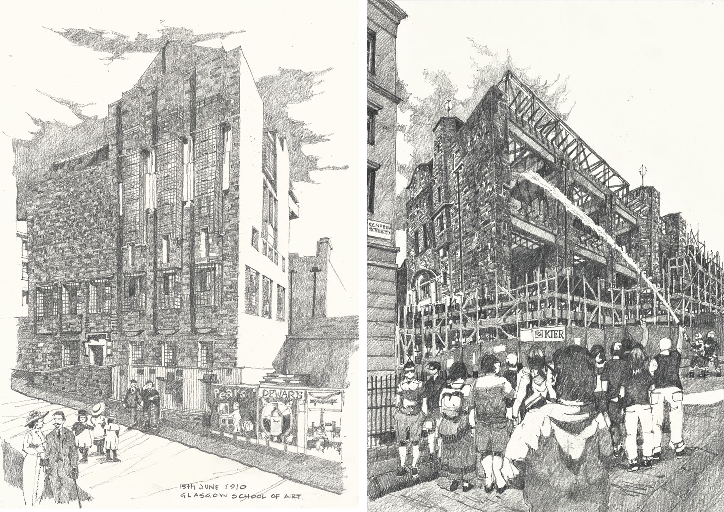 Auction success for Alan Dunlop's Glasgow School of Art drawings