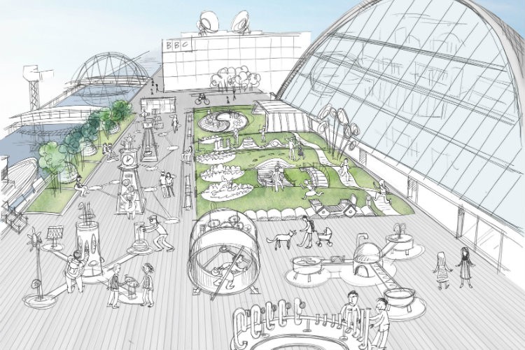 Glasgow Science Centre public realm improvements approved