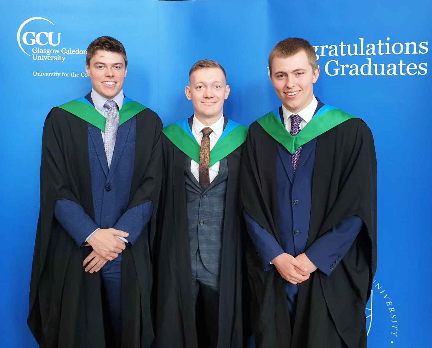 Trio of Clark Contracts employees graduate with honours