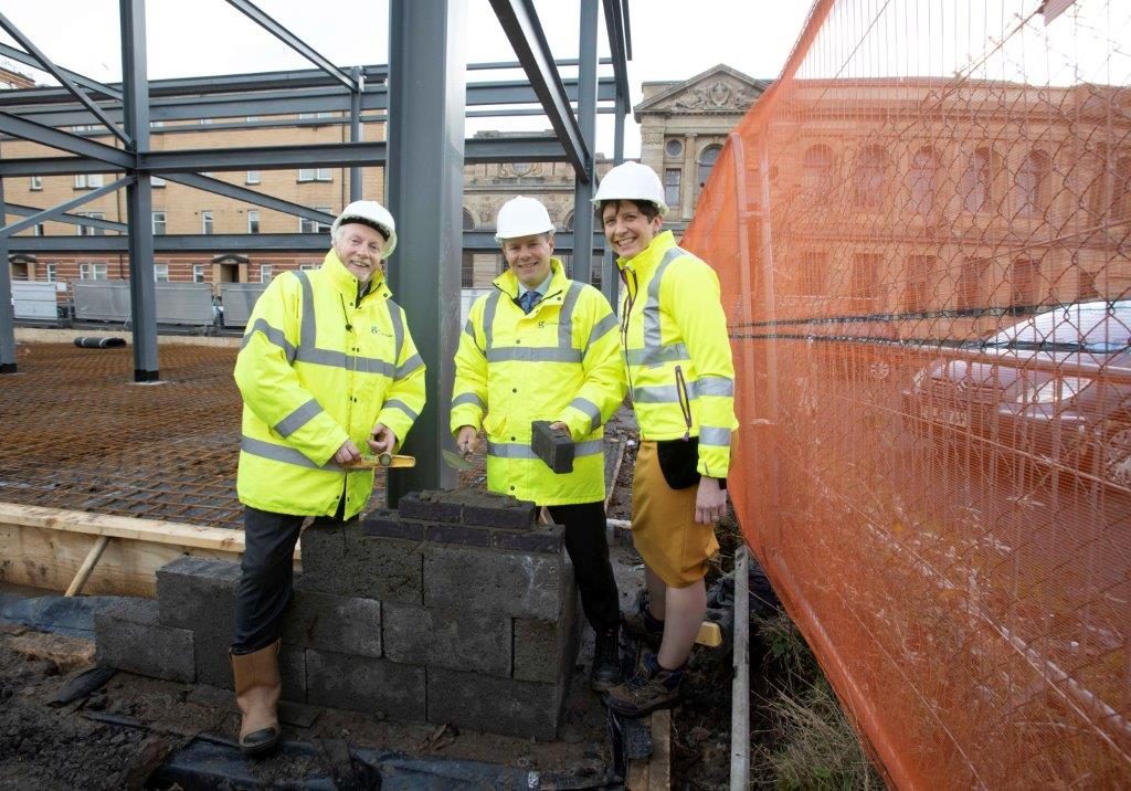 Cabinet secretary breaks ground at STUC’s new HQ in Glasgow