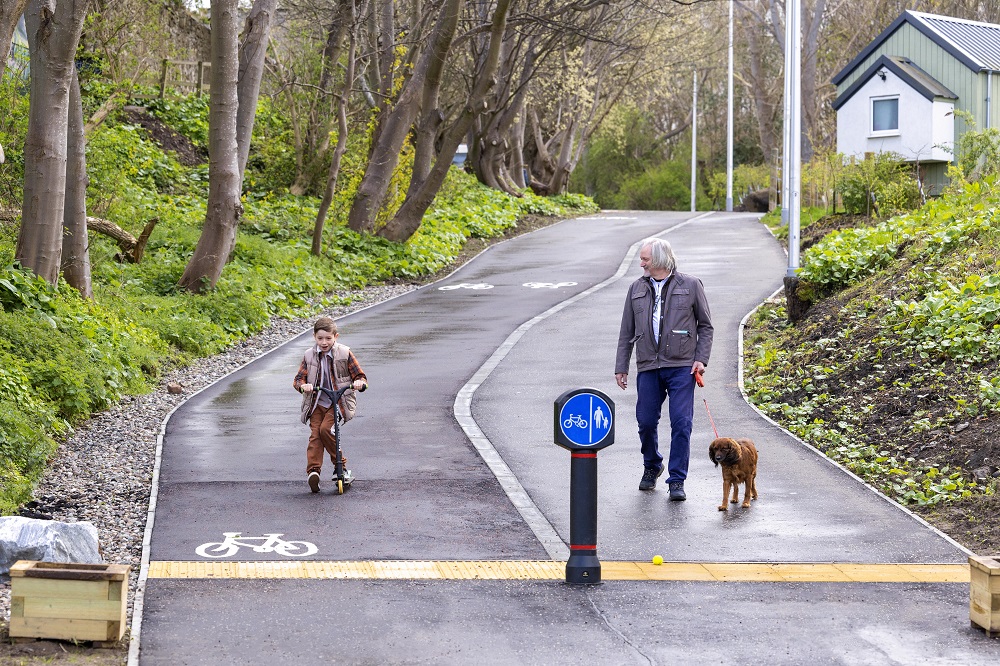 Transformed Granton walking and cycling path named after explorer