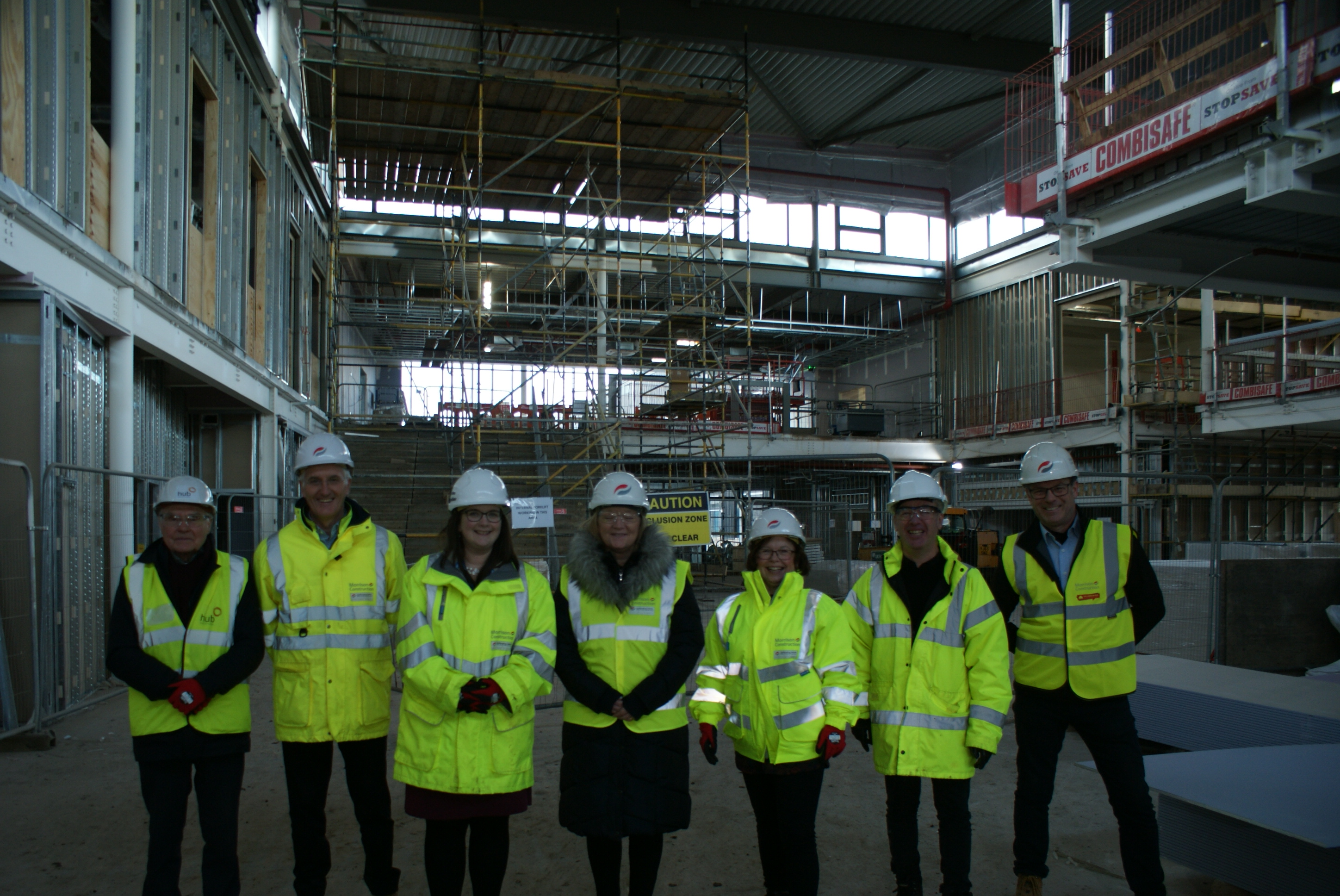 Group views progress at Wallyford Learning Campus