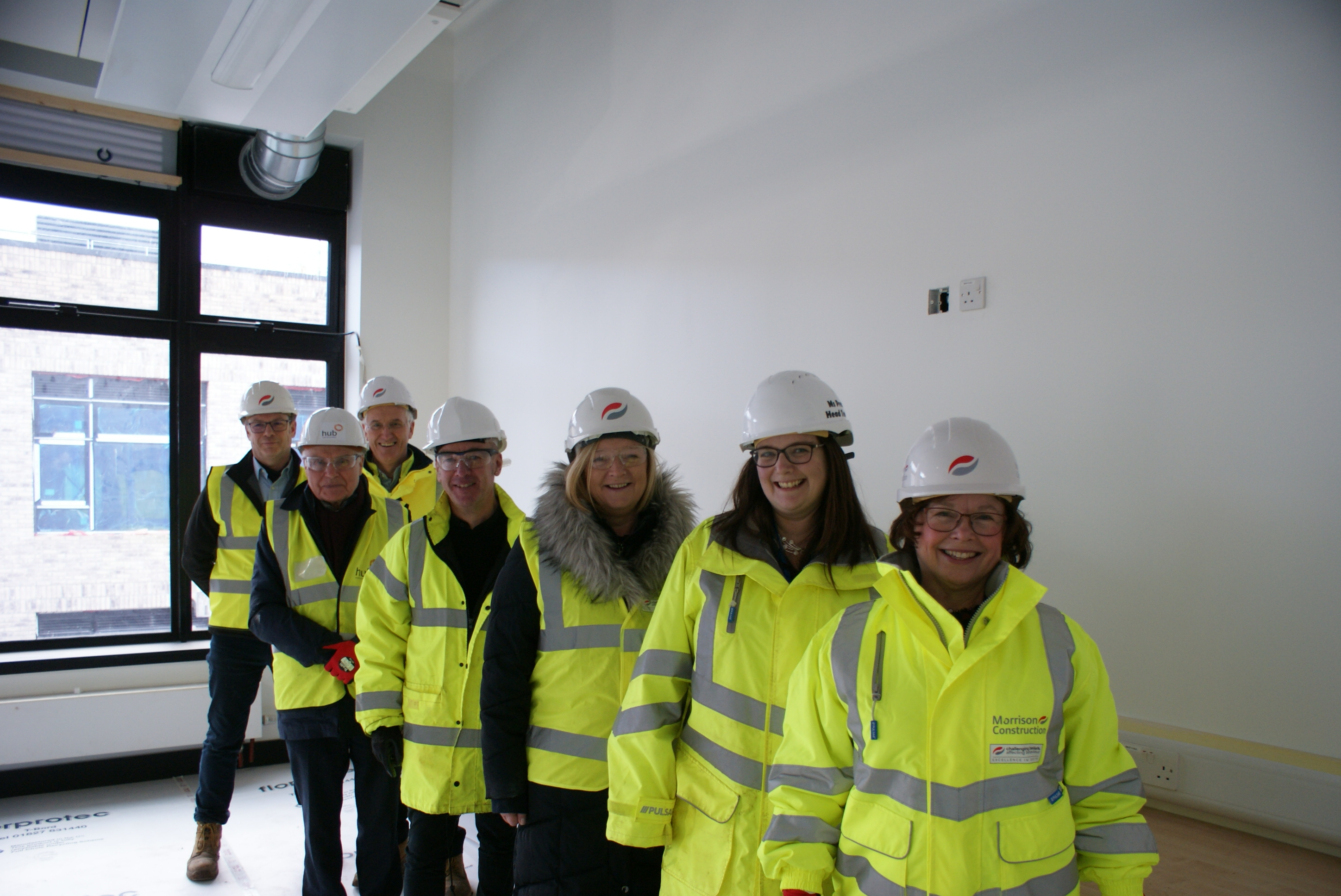 Group views progress at Wallyford Learning Campus