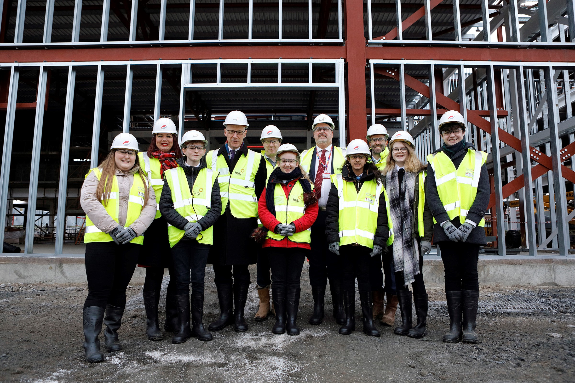 New Queensferry High School tops out
