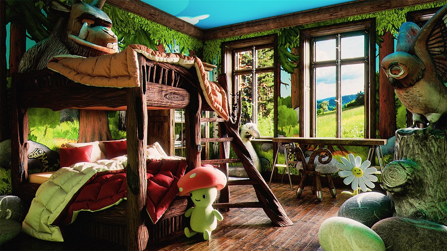 And finally... The Gruffalo reimagined as a bedroom