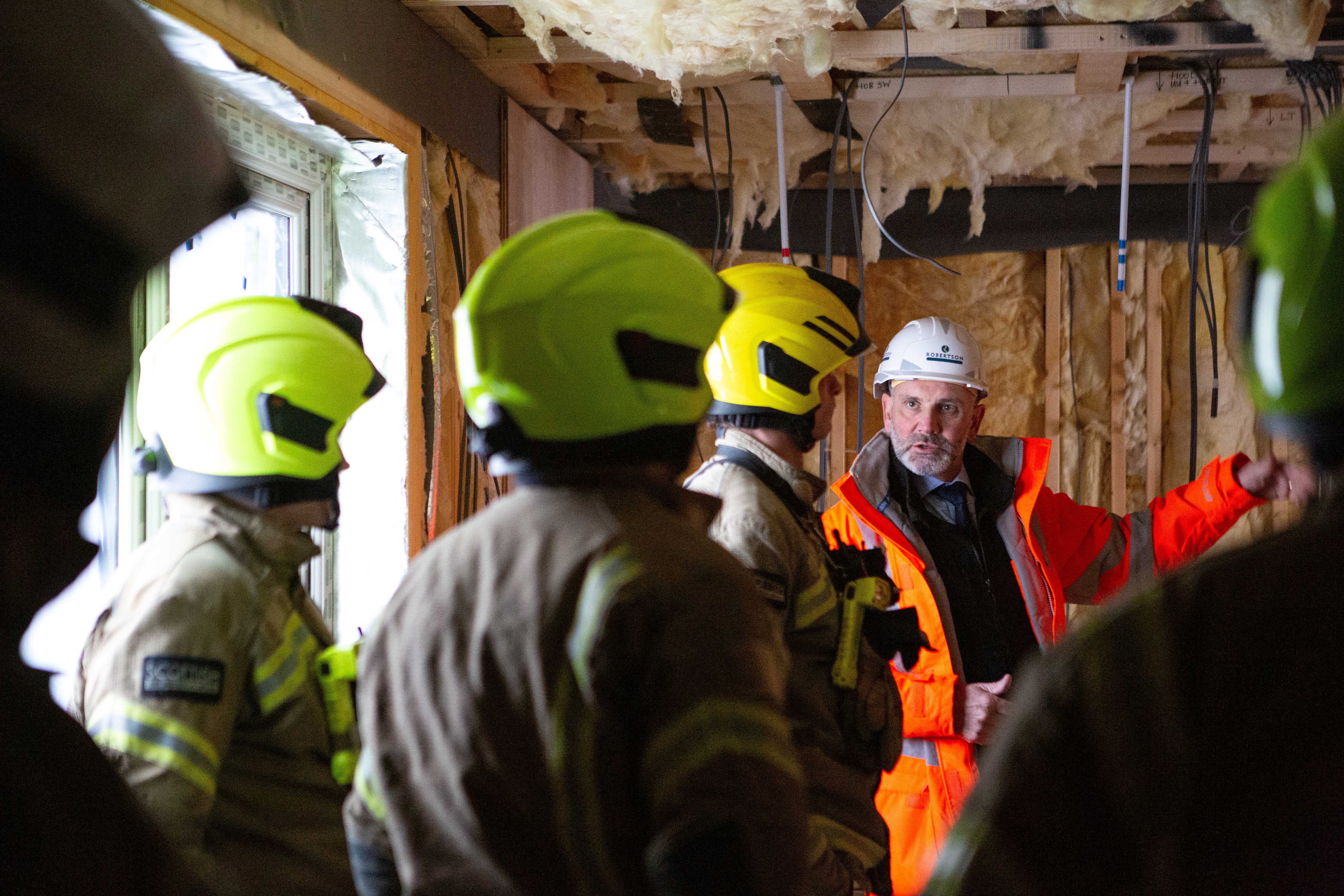 Robertson Homes supports fire service training in Inverness