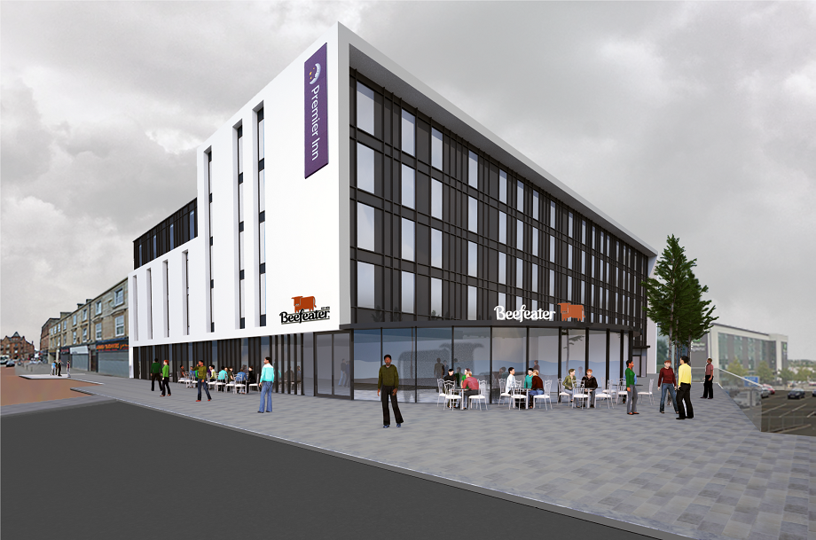 Premier Inn resumes construction work in Scotland