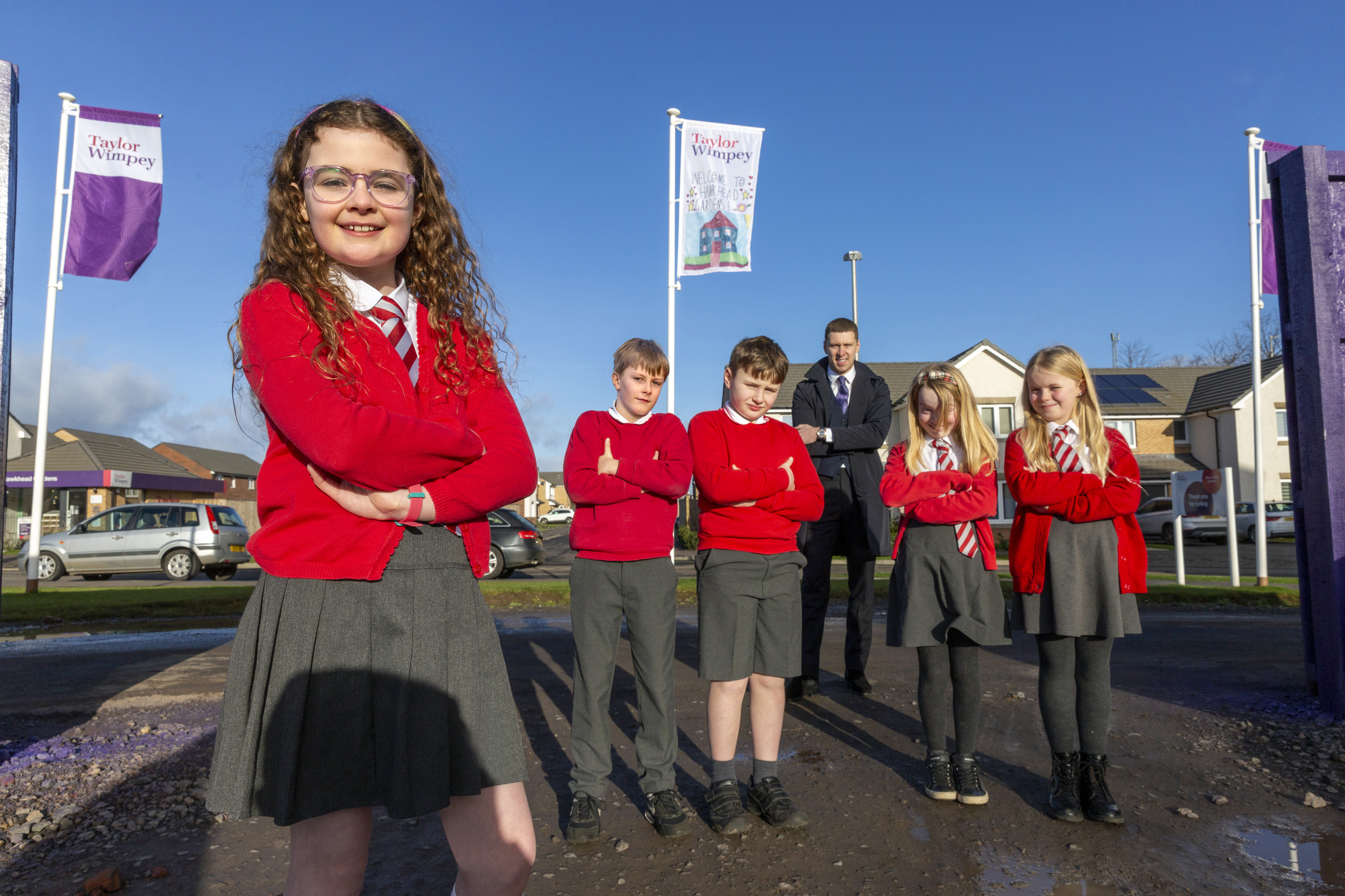 Taylor Wimpey West Scotland flies flag for Paisley primary school