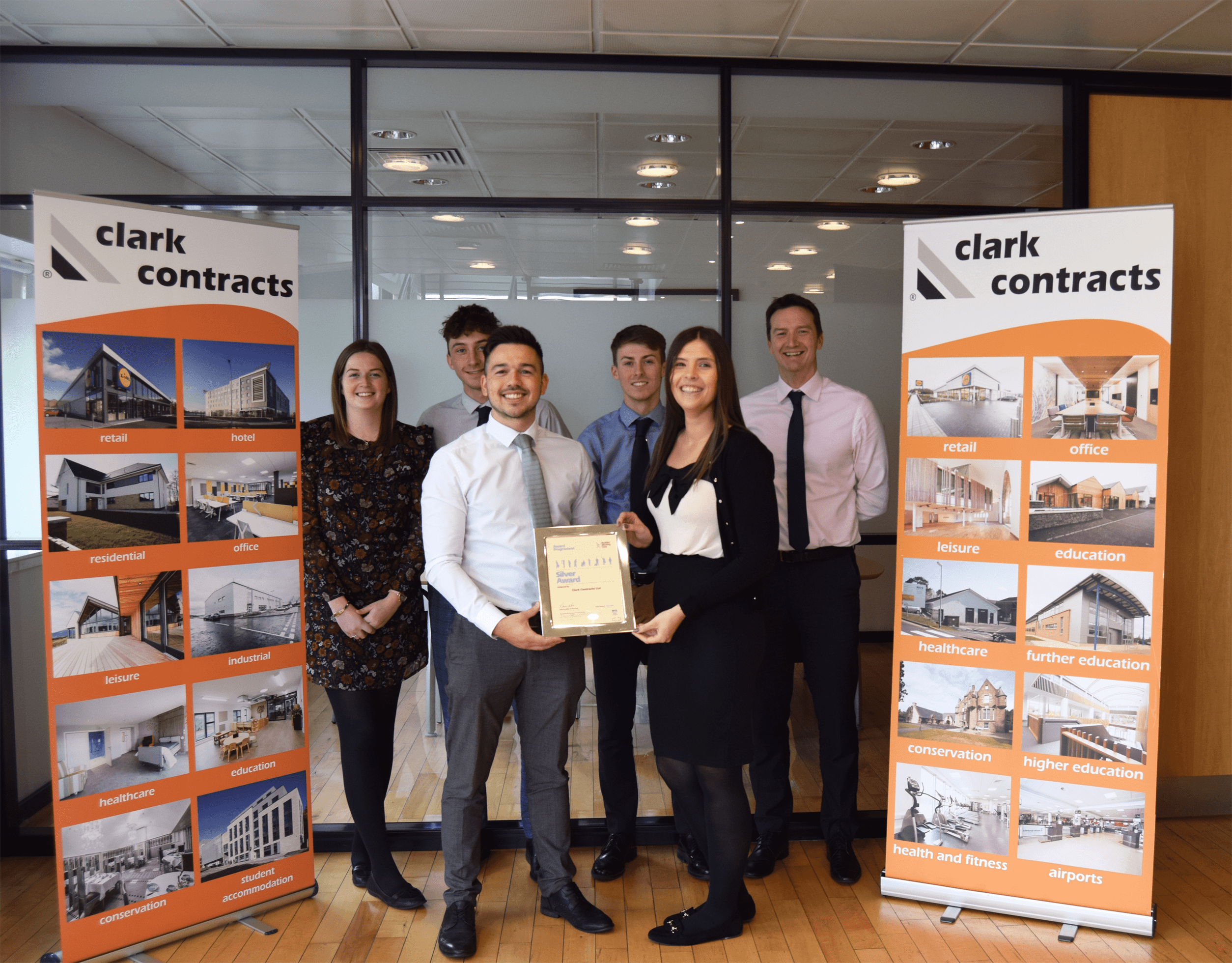 Clark Contracts secures Silver Healthy Working Lives award