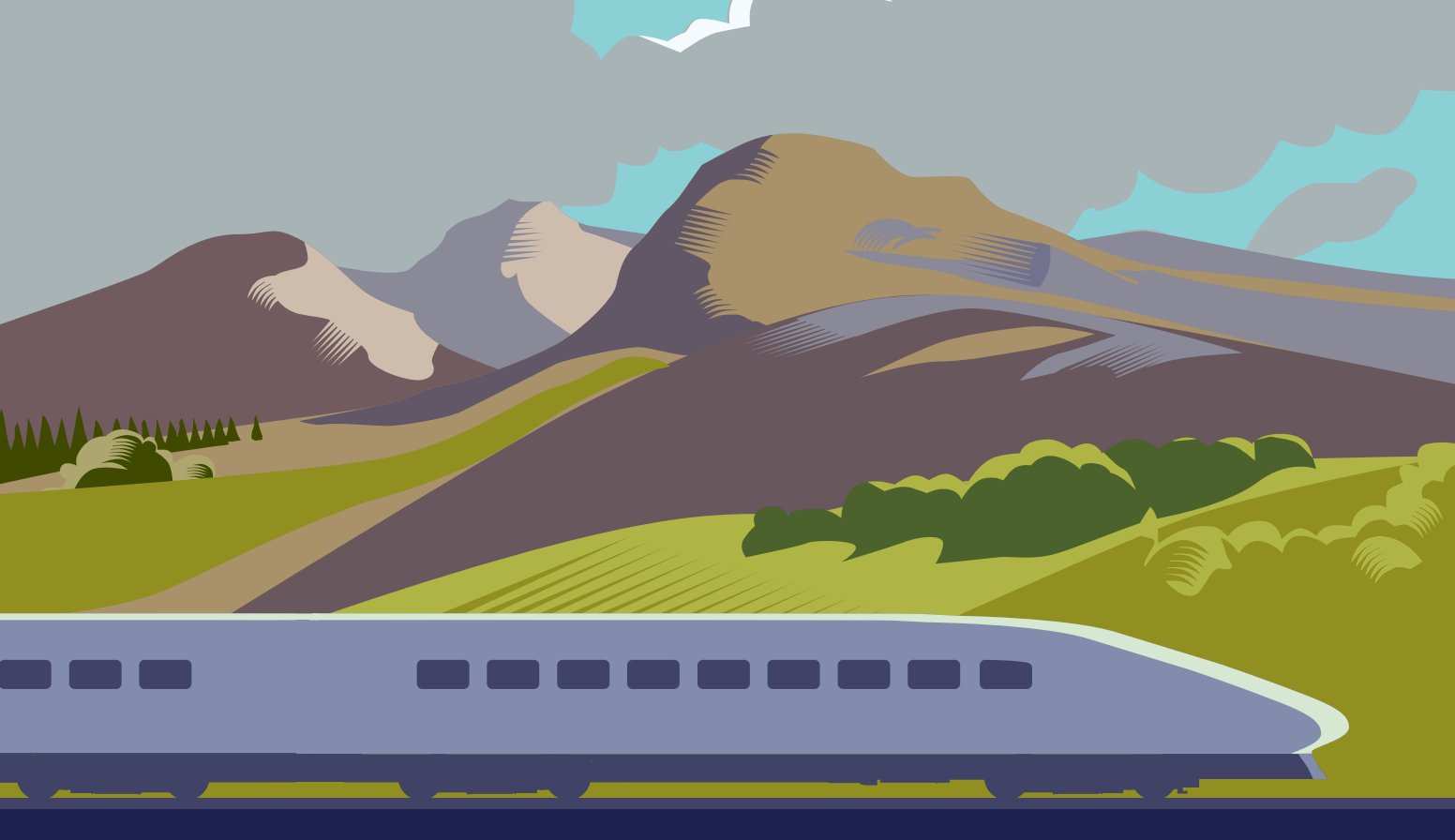 Report makes net zero carbon case for high speed rail connection to Scotland