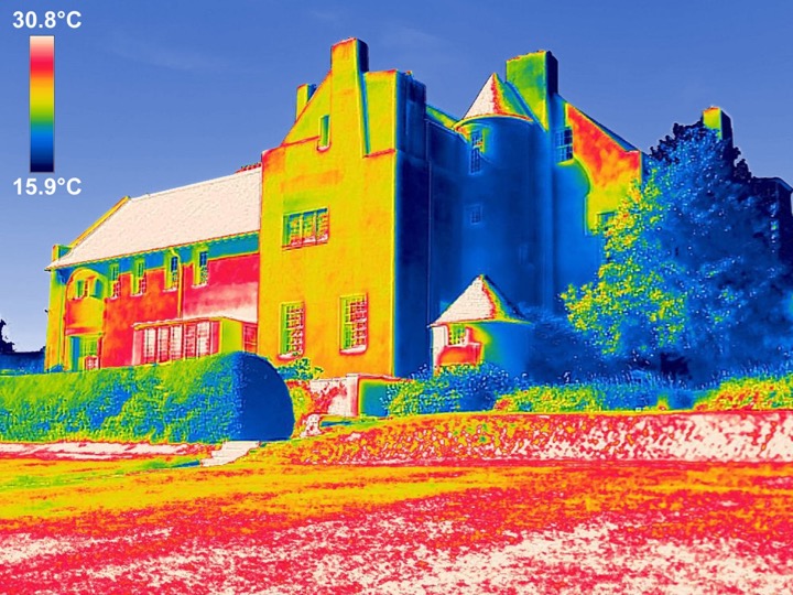 New thermal survey reveals extent of damage to Mackintosh’s Hill House