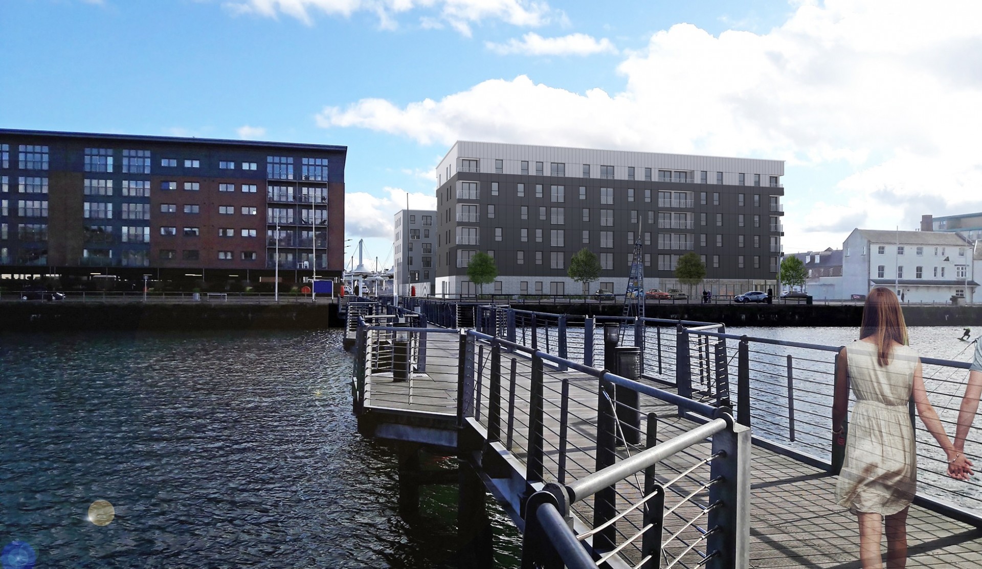 Detailed designs lodged for Dundee waterside flats plan