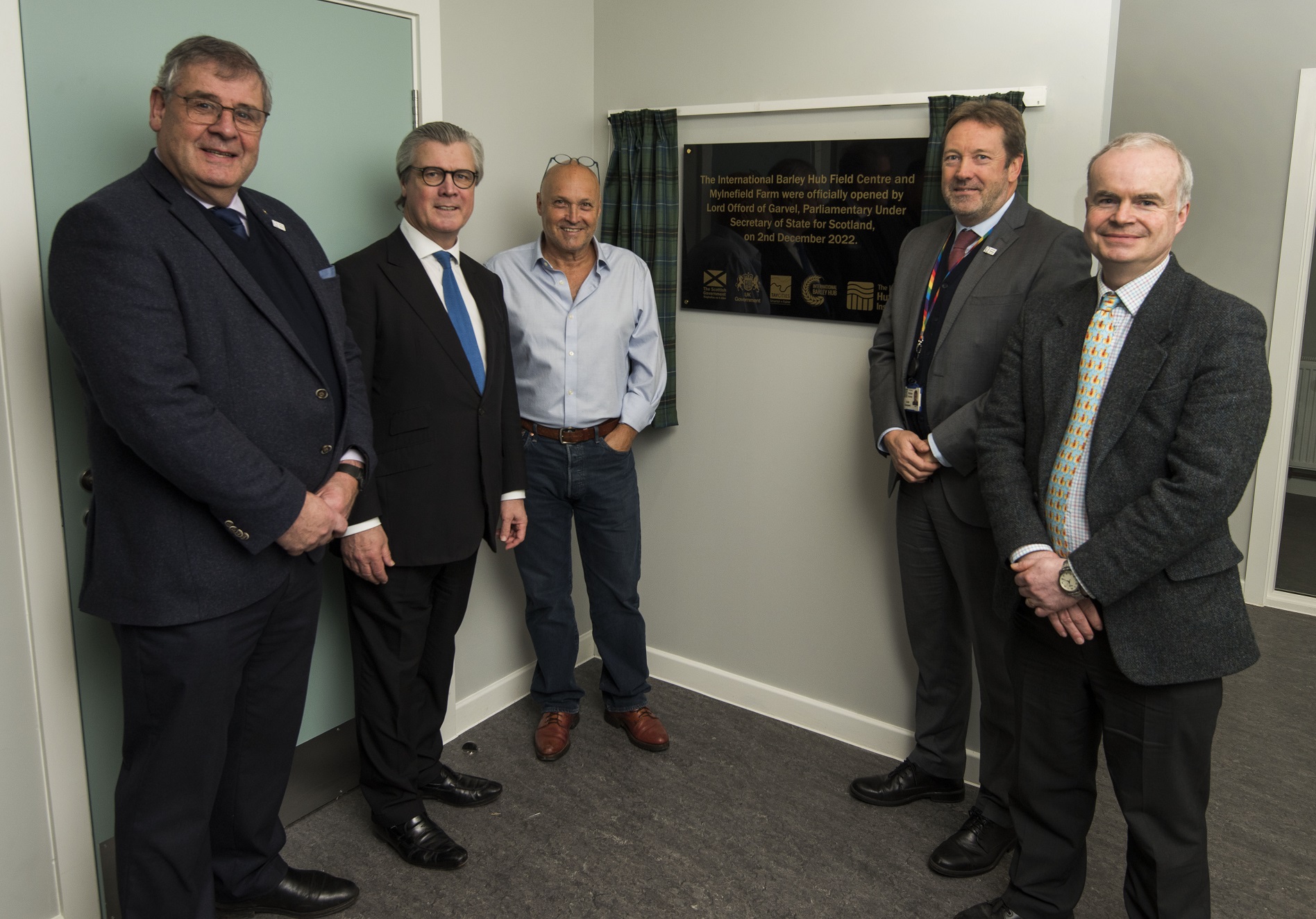 International Barley Hub Field Centre opens in Invergowrie