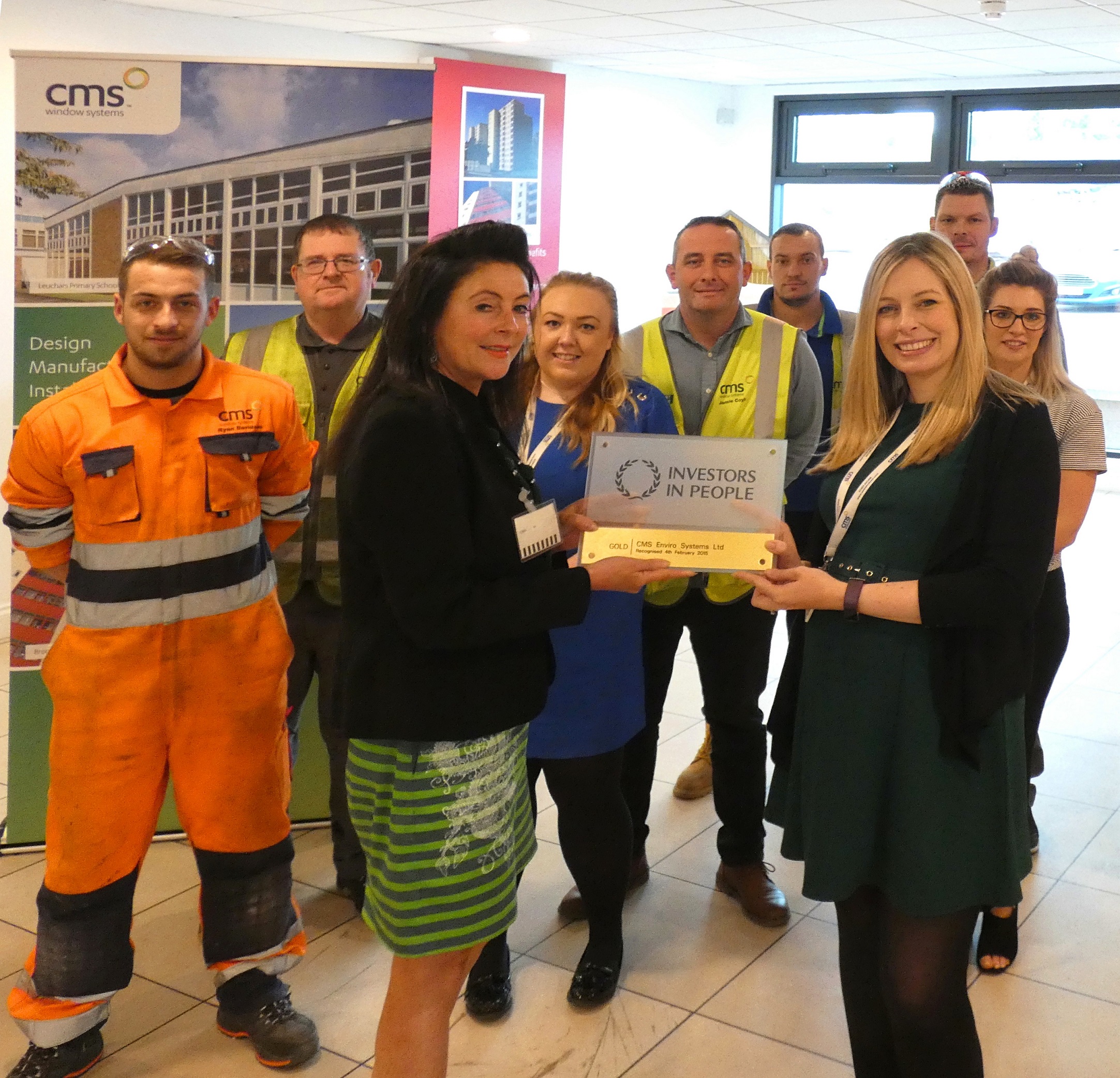 CMS recognised with Investors in People Gold award
