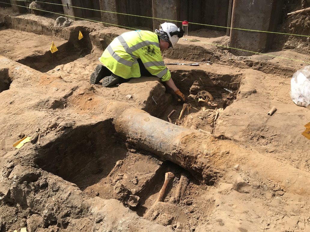 And finally... Excavation of medieval graveyard begins at trams project