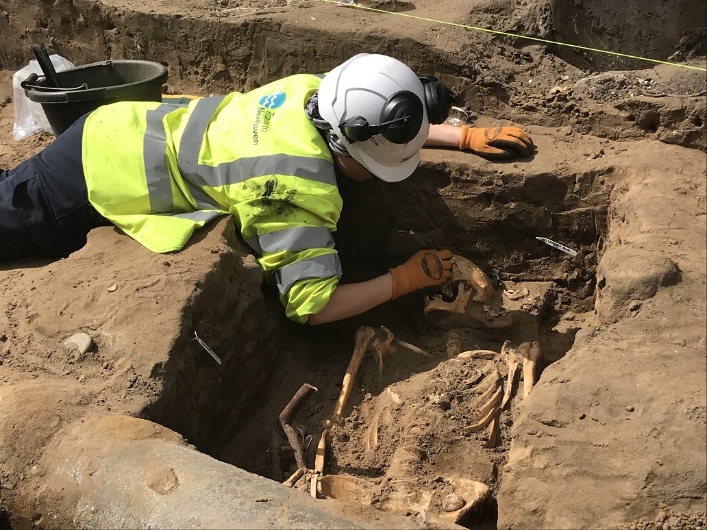 And finally... Excavation of medieval graveyard begins at trams project