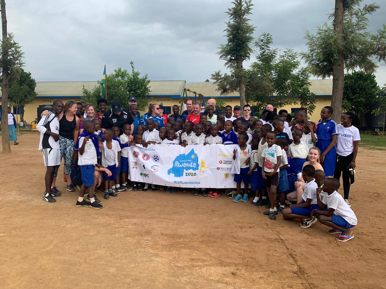 Cruden Homes’ site manager uses football to help build brighter future in Rwanda