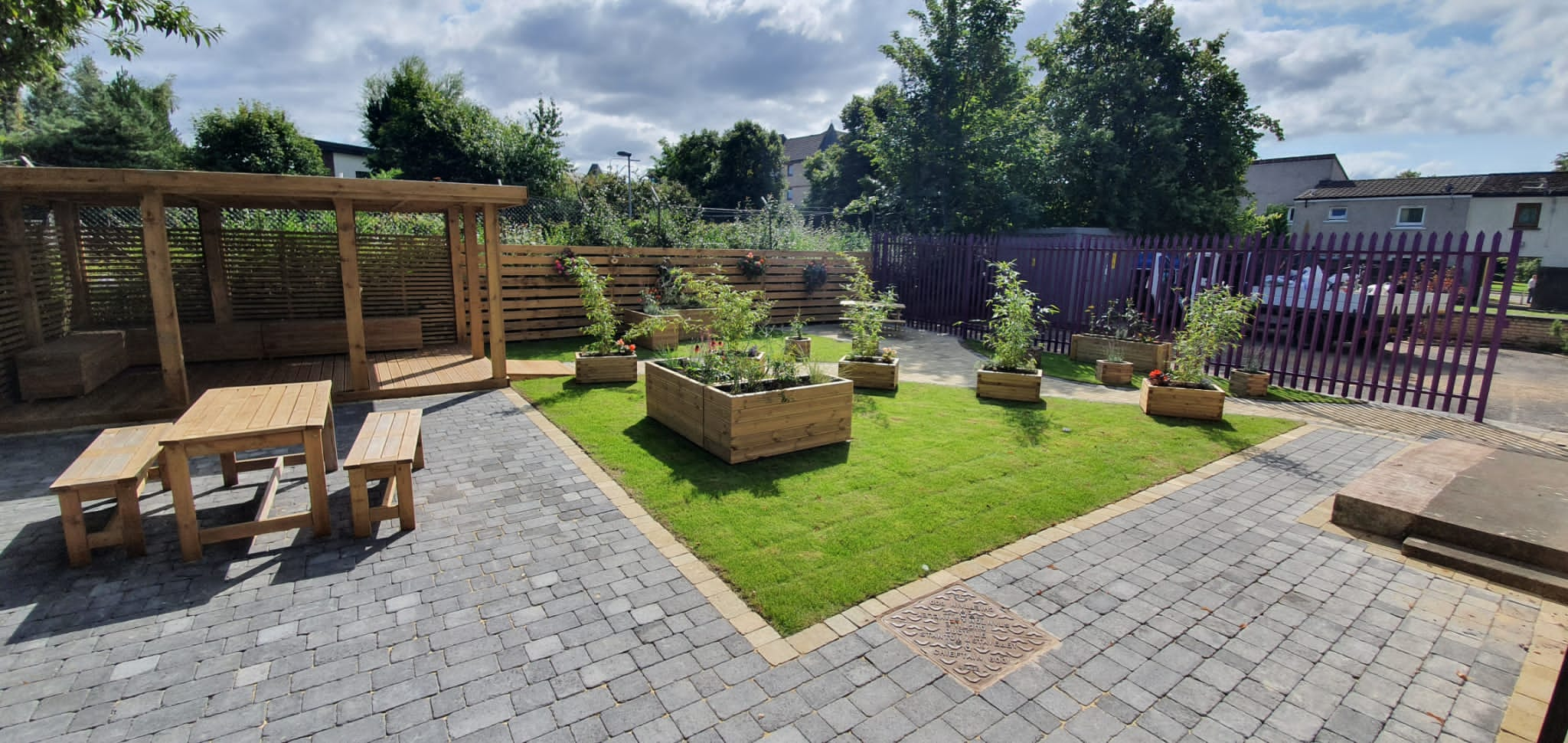 In Pictures: Priory Bridge Landscaping installs wellbeing garden for Epilepsy Scotland