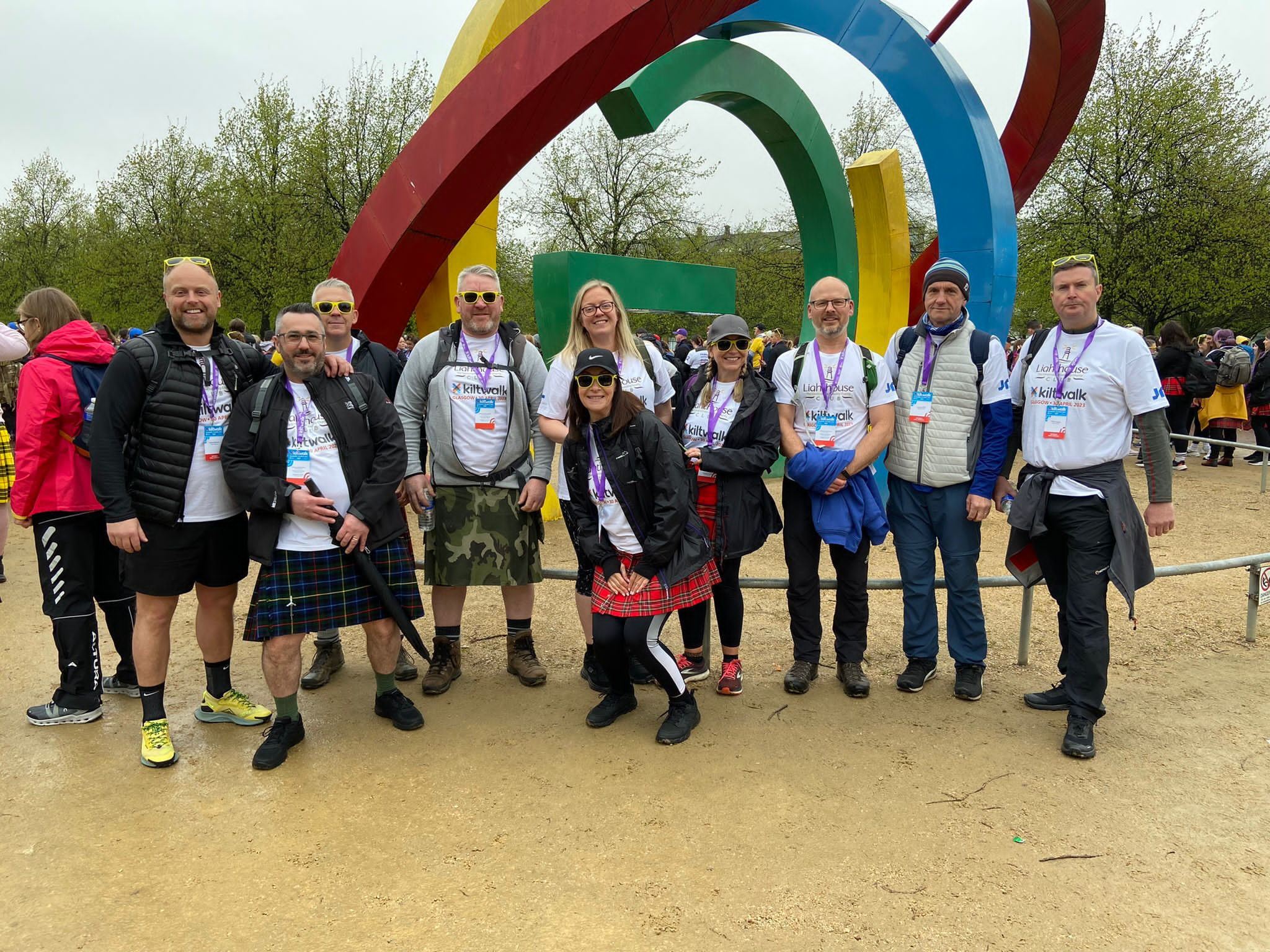 JR Group takes steps to fundraise at Glasgow Kiltwalk