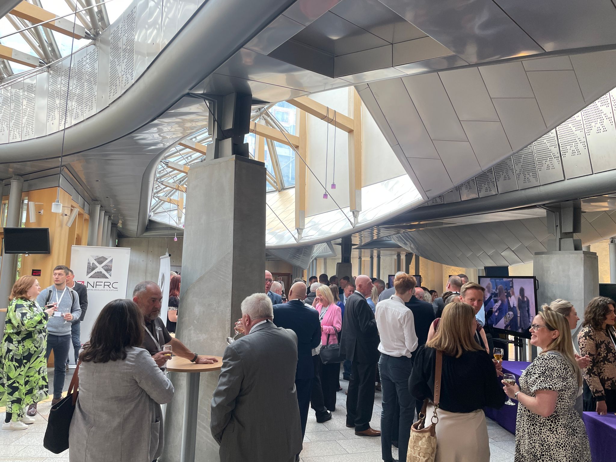 NFRC celebrates roofing skills at Holyrood as entries open for Scottish Awards