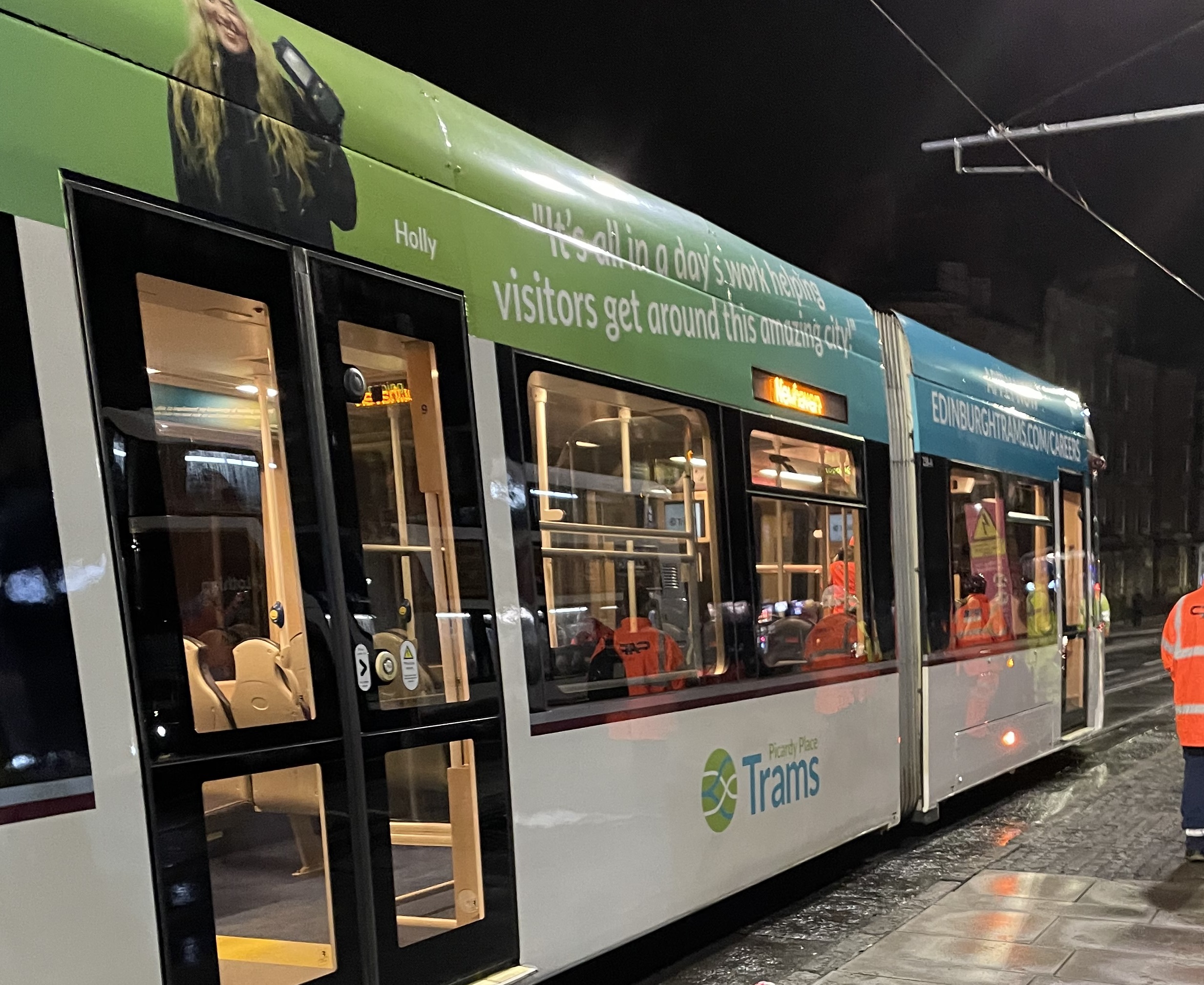 First daytime testing for Trams to Newhaven begins