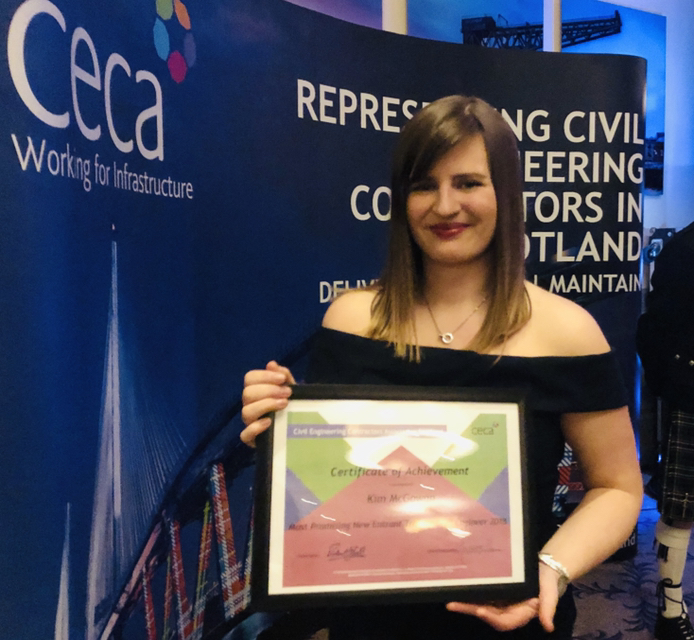 Scotland's most promising civil engineers celebrated at CECA Scotland awards