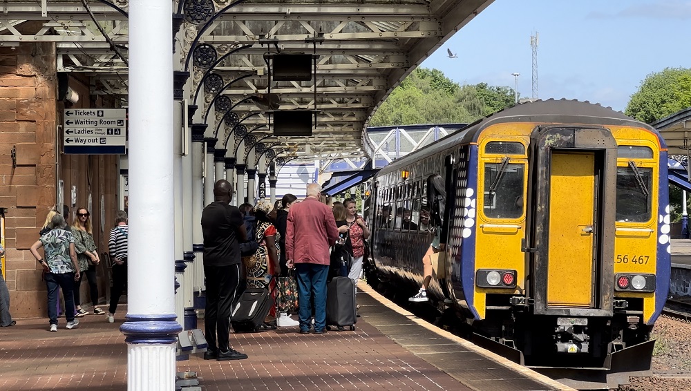 Accessibility improvements unveiled at Dumfries railway station