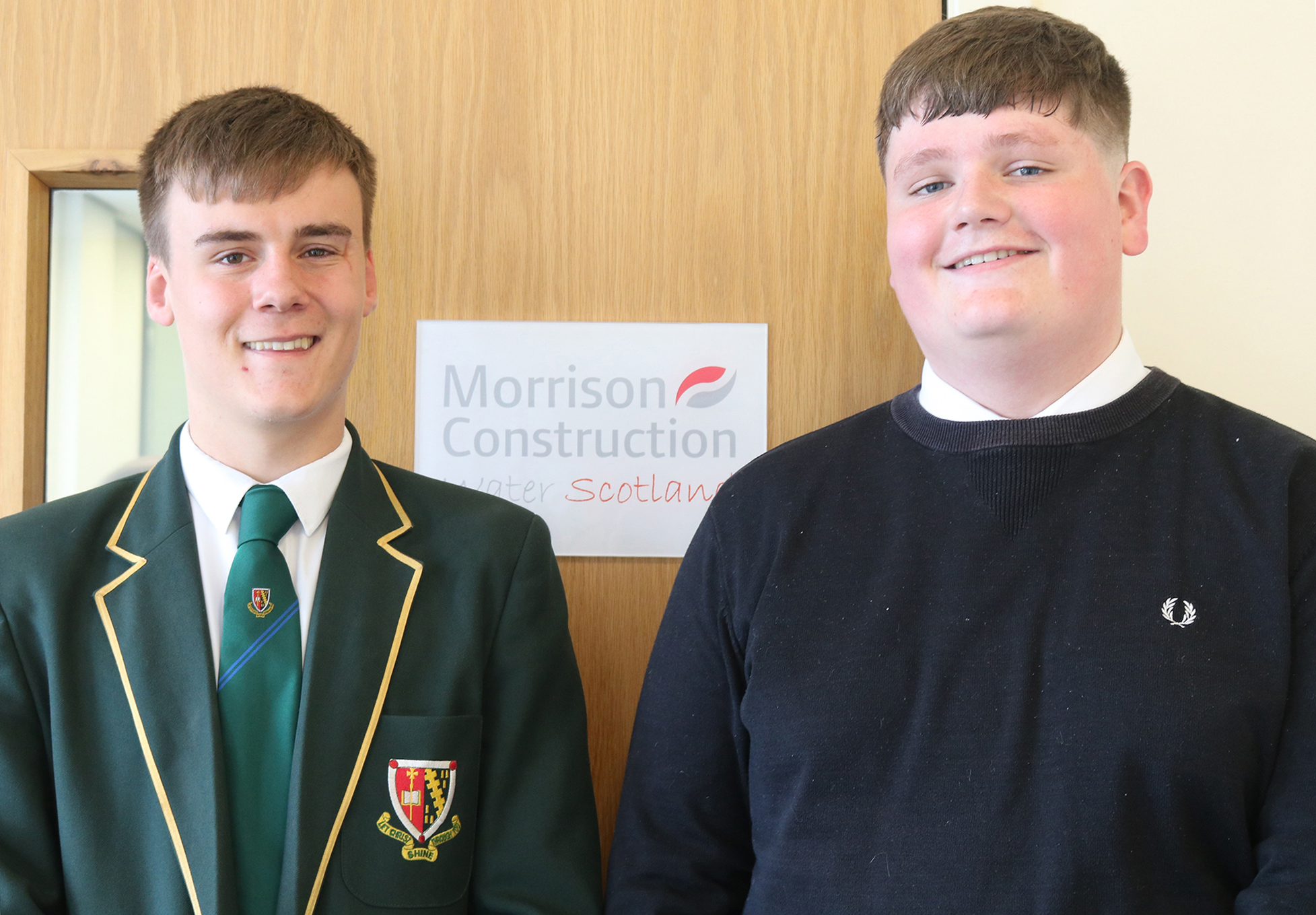 Senior students mentored by Morrison Construction to be ‘career ready’
