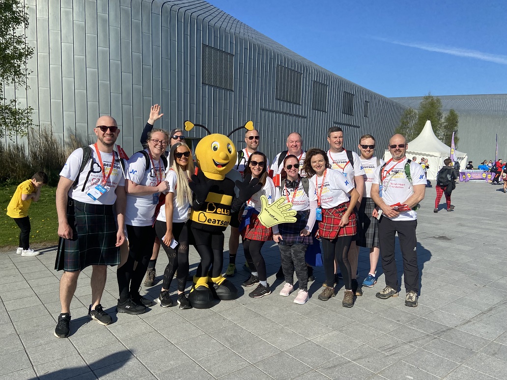JR Group raises more than £10k for charity with Kiltwalk