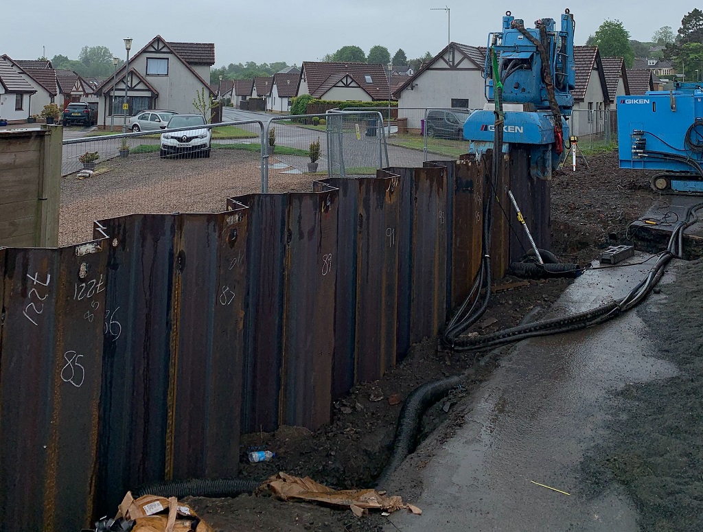 Sheet Piling UK awarded contract to assist North Ayrshire flood defences 