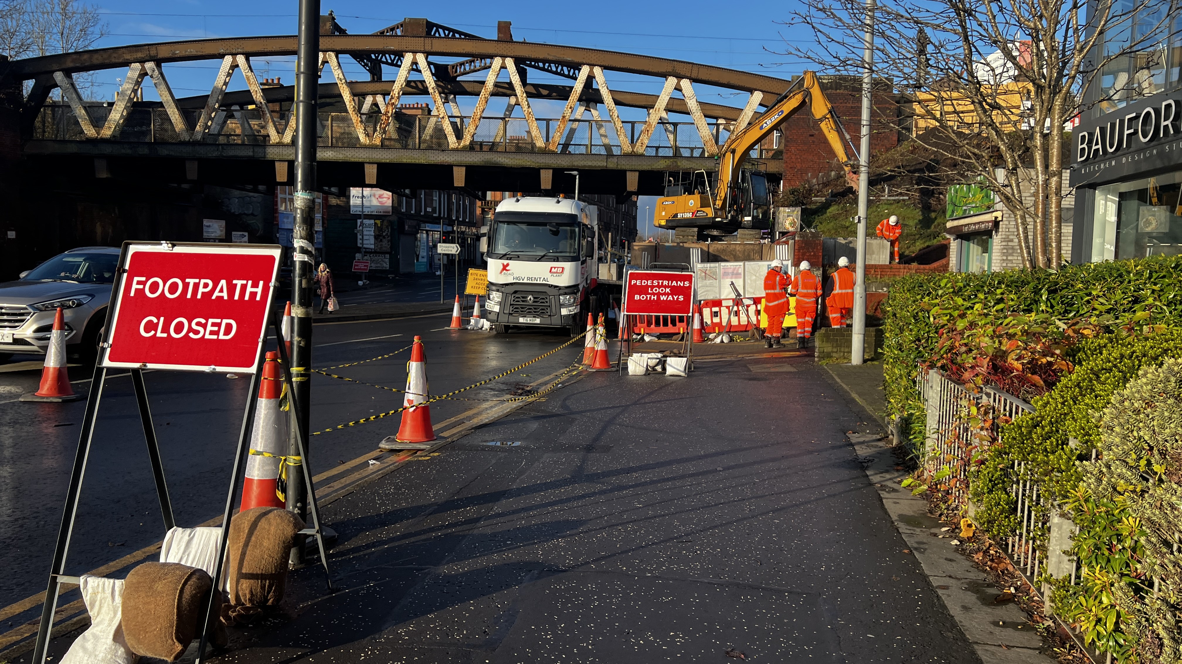 Temporary changes at Anniesland station as accessibility project gets going