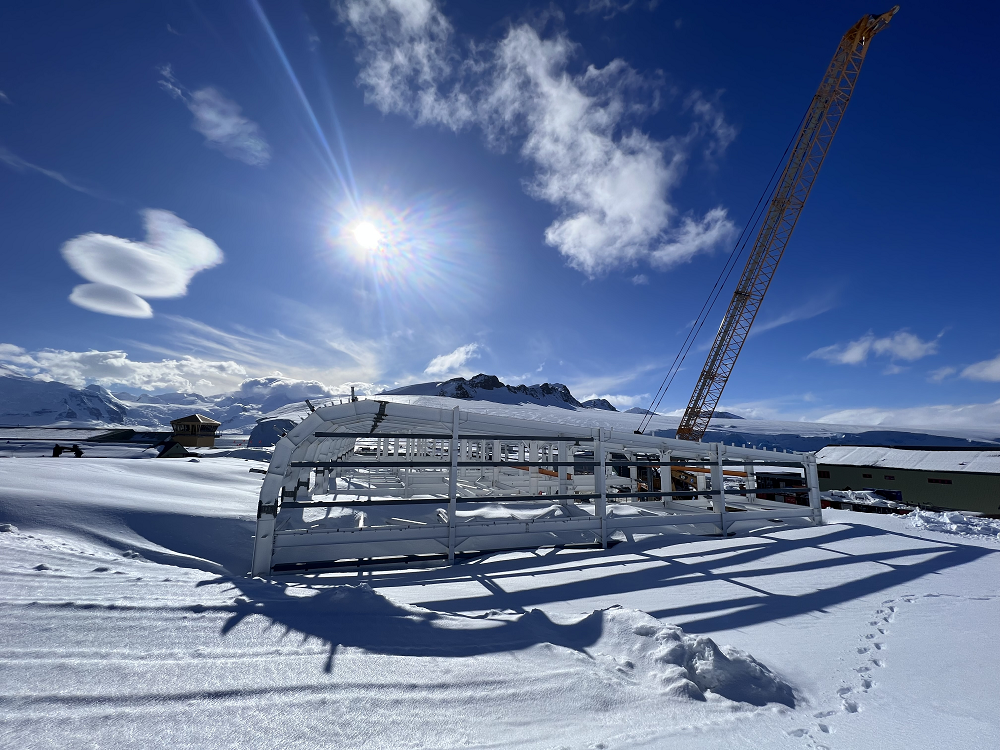 And finally... Construction season starts at UK’s largest Antarctic science research hub