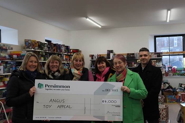 Angus Toy Appeal given early present by Persimmon