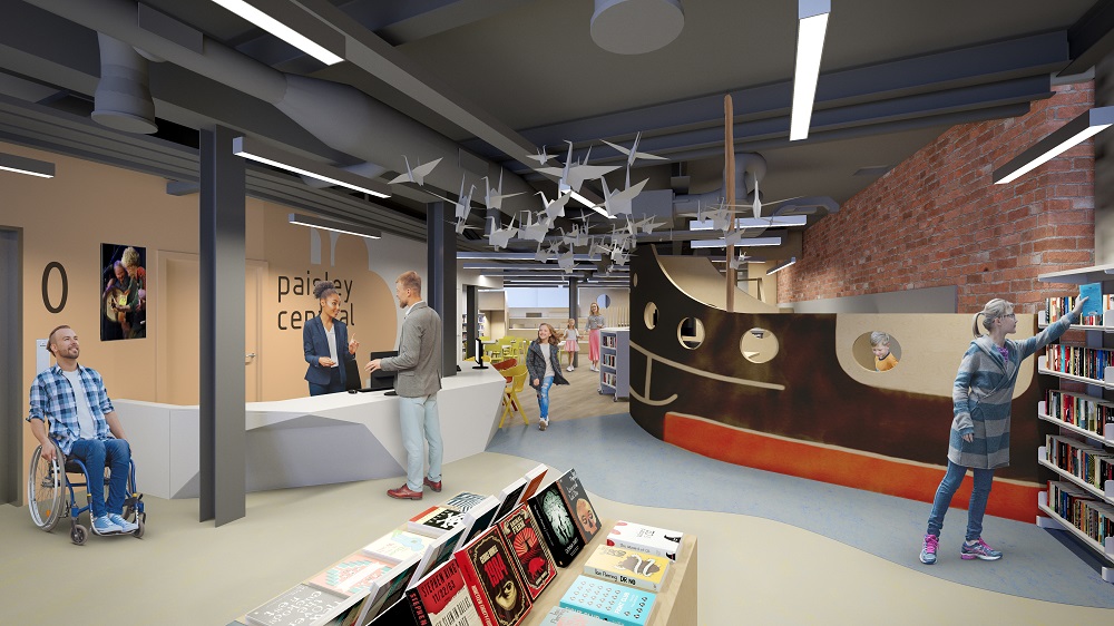 M&E installation commences at Paisley Learning and Cultural Hub